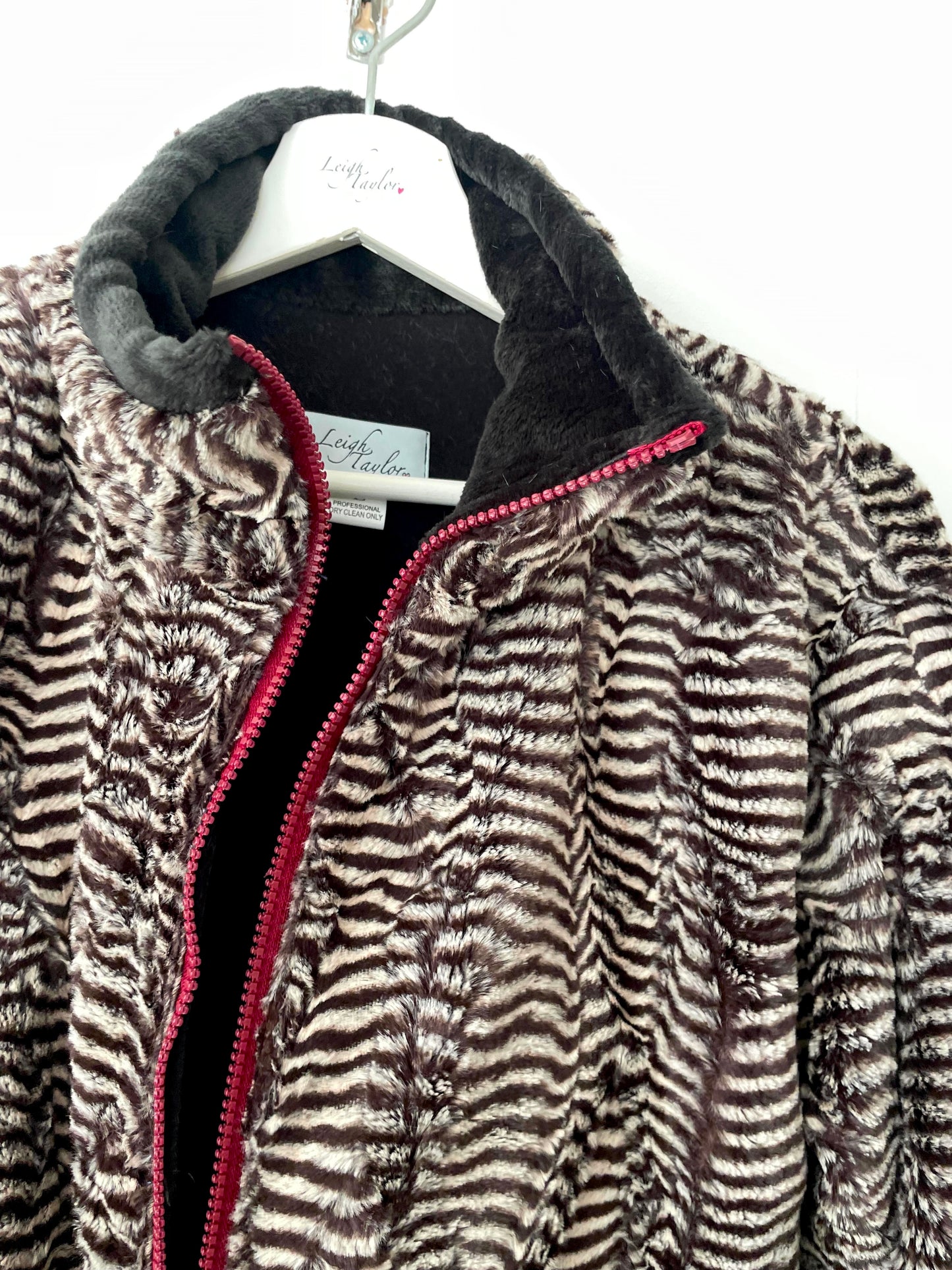 Animal Print Faux Fur Fleece