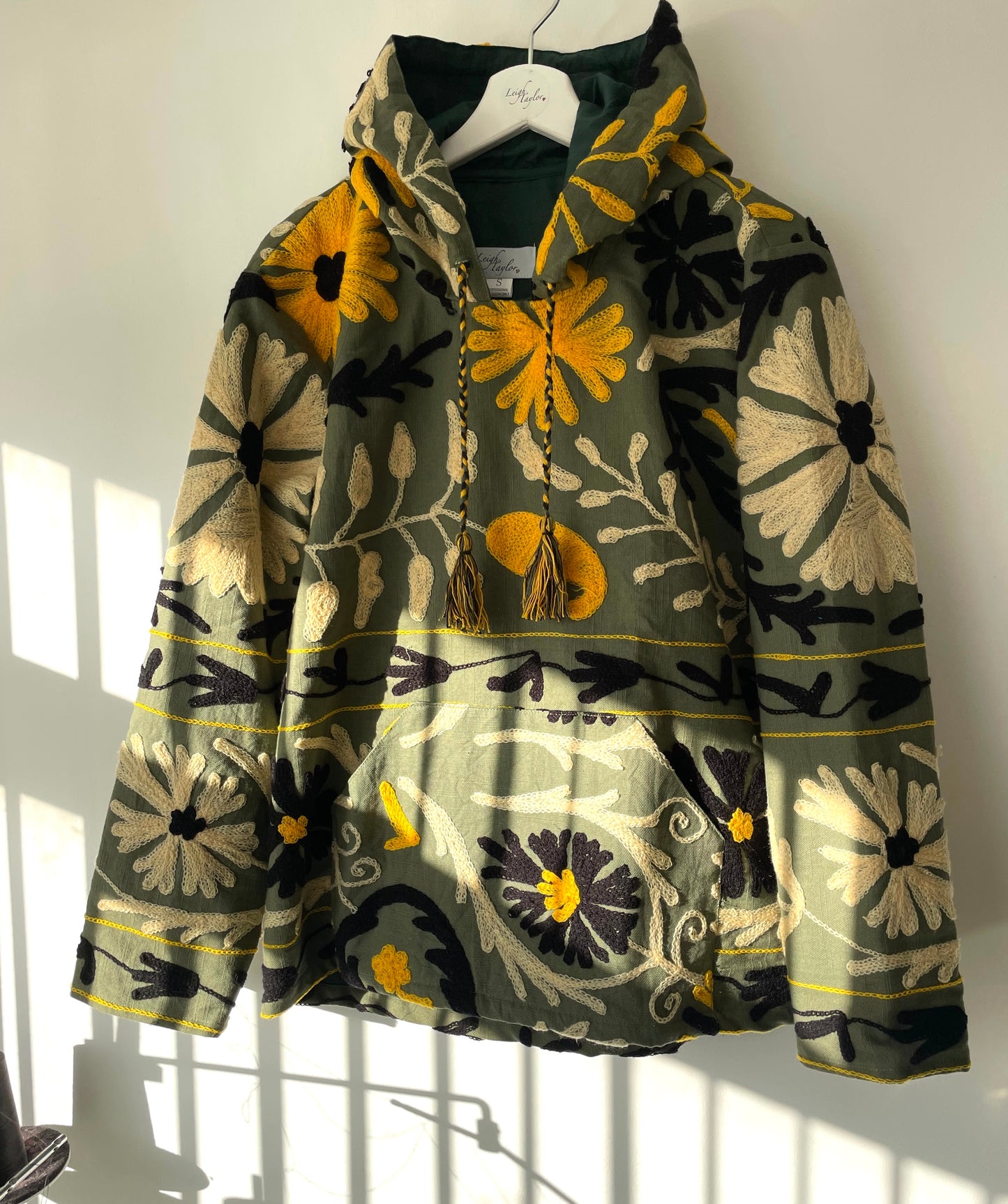 Wildflower Embroidered Hoody- FULLY LINED