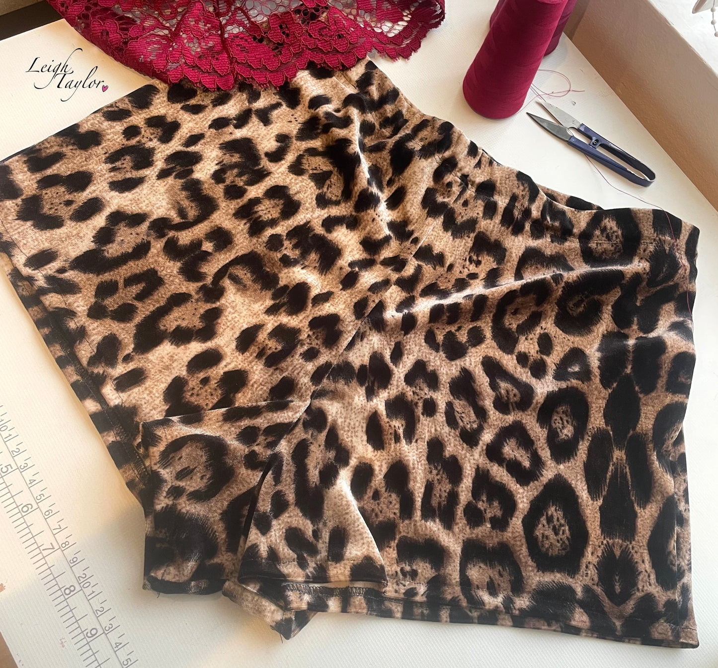 Leopard Mini Shorts